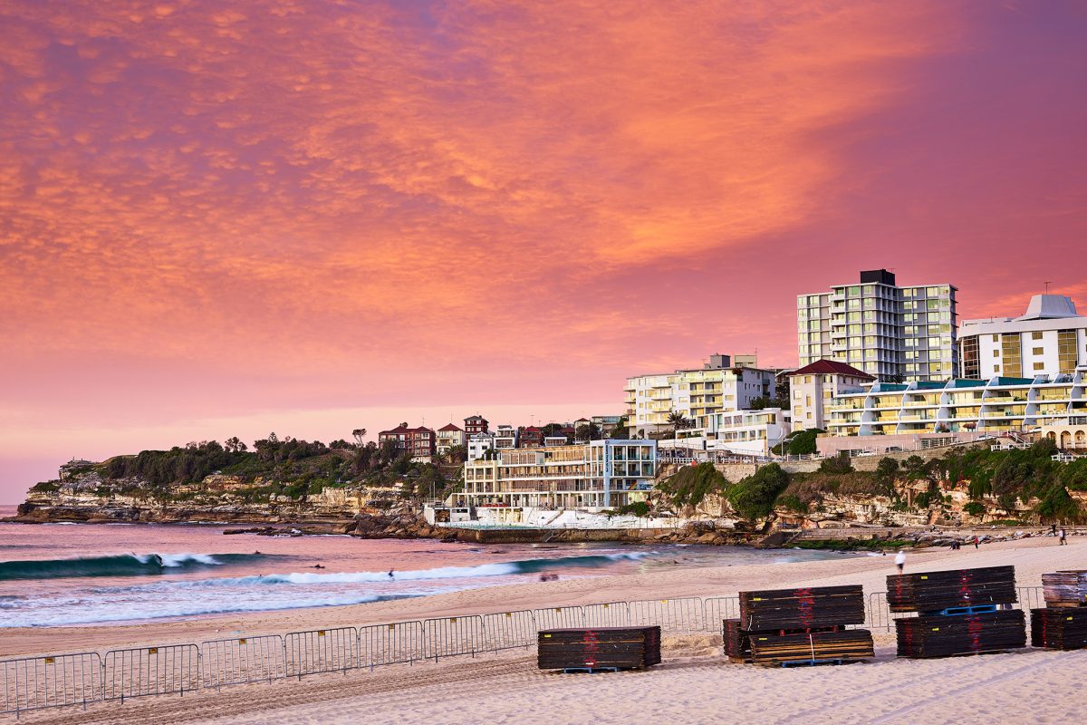 South Bondi, all coloured up for us this morning