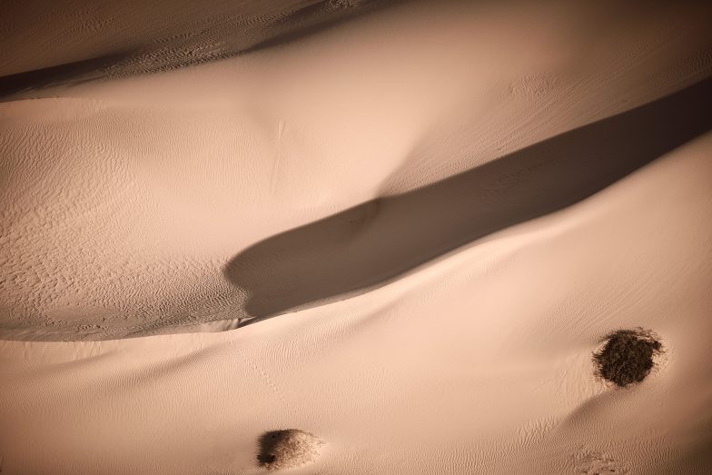 Sand dunes in the middle of nowhere