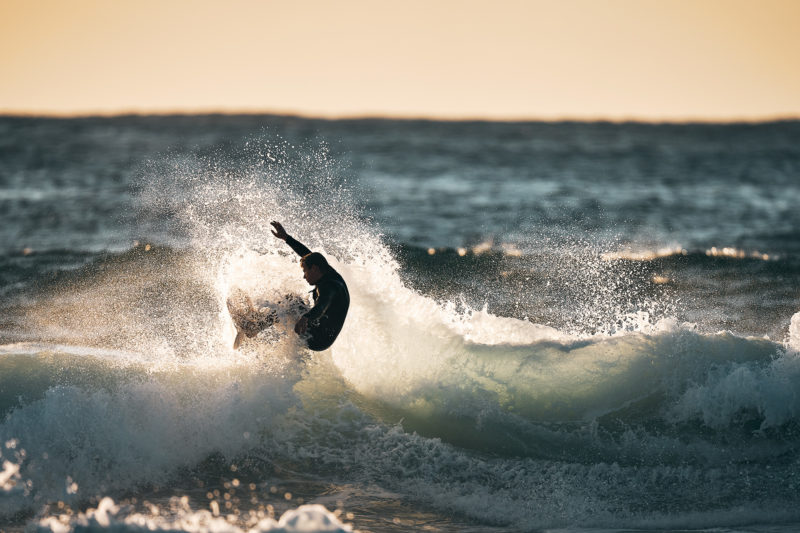 Alex McKendrick up from Cronulla ripping some Bondi froth this morning