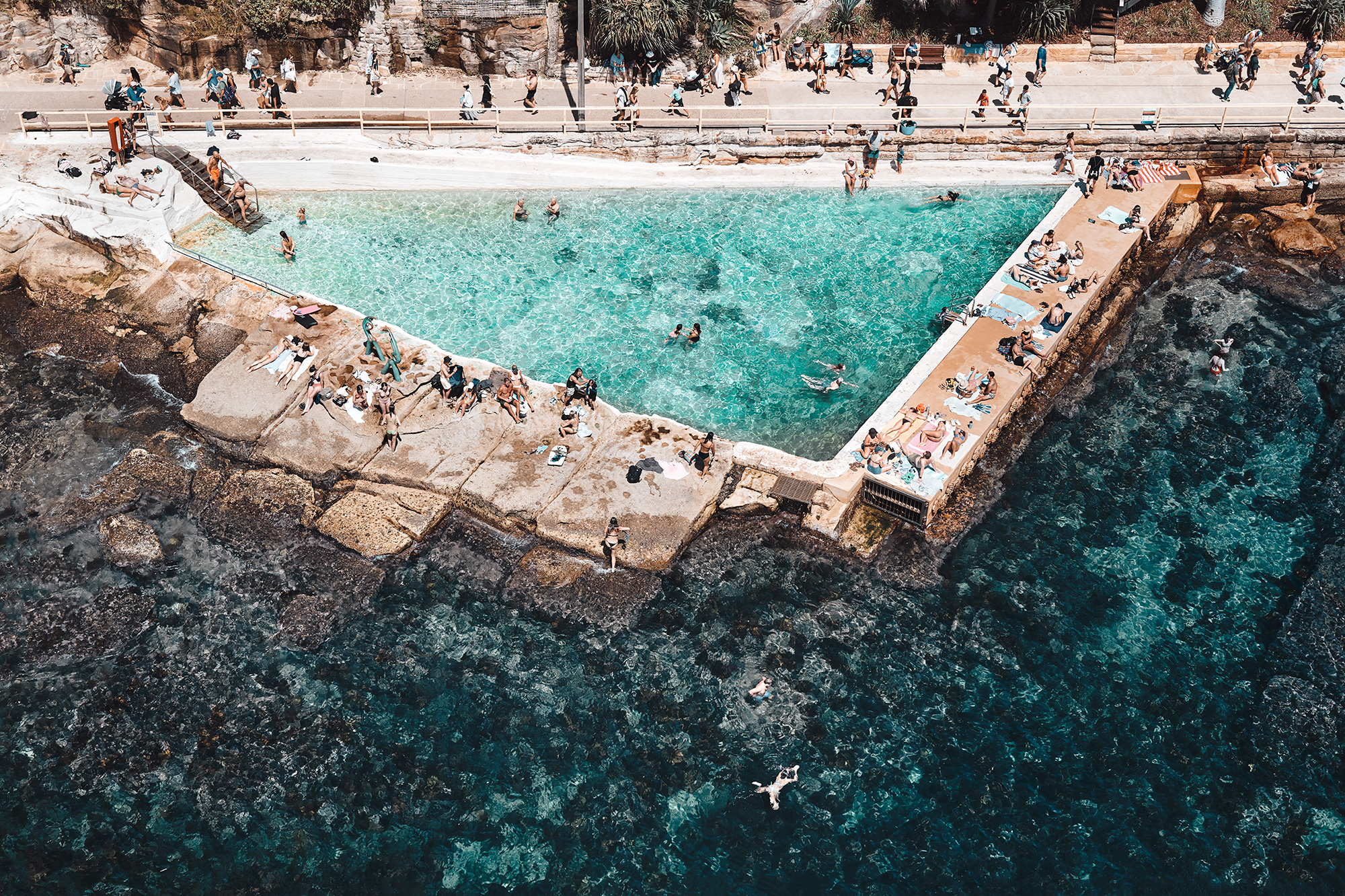 The tiny Fairy Bower Pool Manly (one of the smallest in NSW)