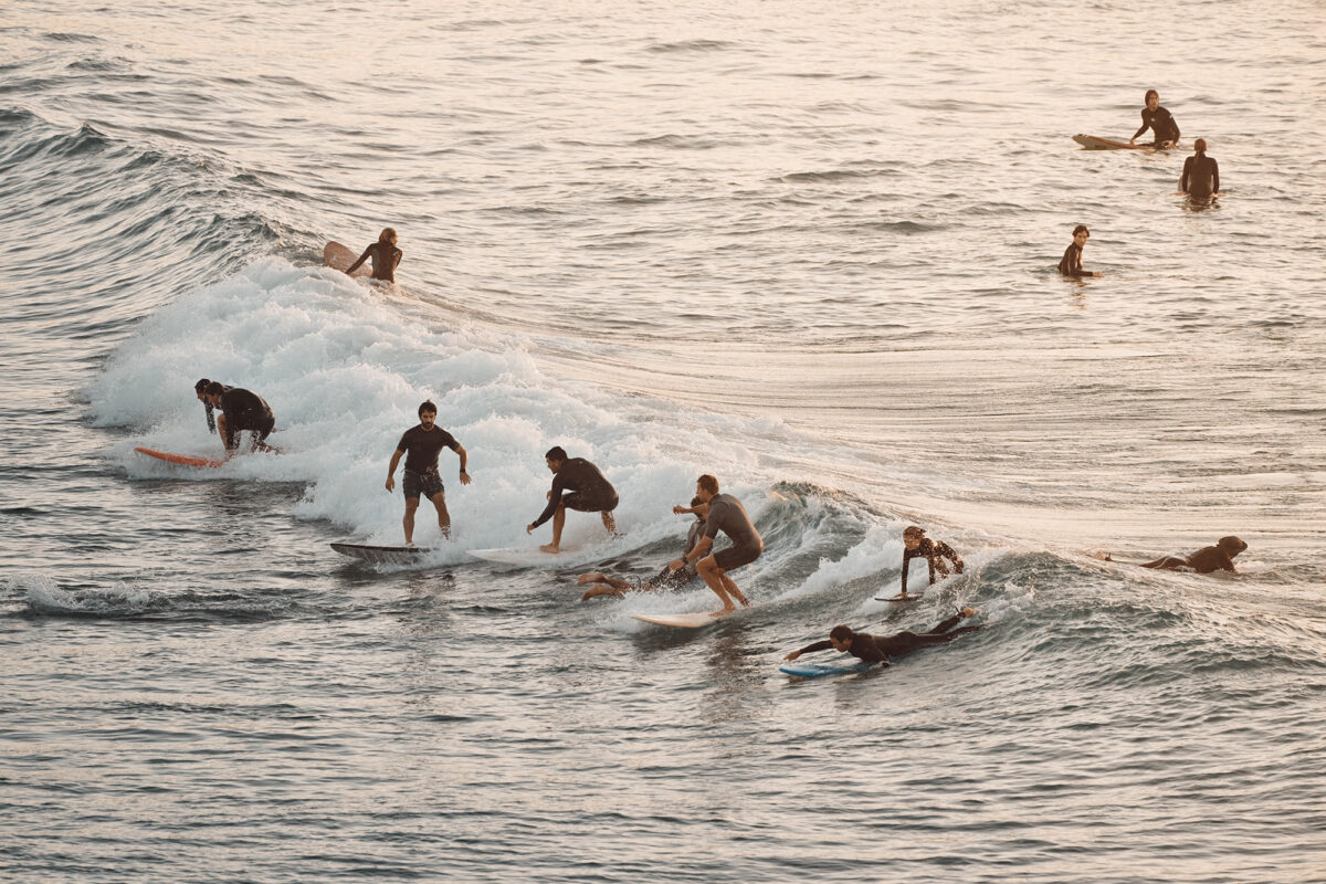 Ah the serenity of Bondi! 6:50am