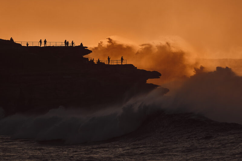 It's huge today, huge! North Bondi