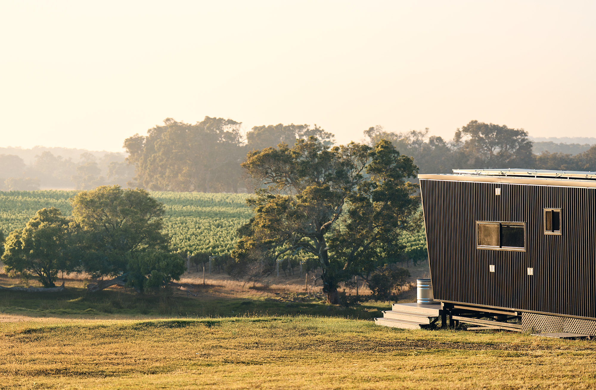 Sleeping amongst the vineyards, Yallingup, WA