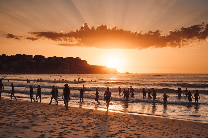 So much going on down at Bondi today, it's bedlam